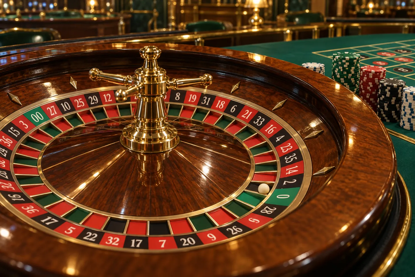 Roulette practice table